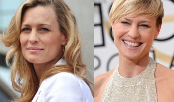 Robin Wright before and after
